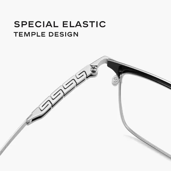 CAPONI – lunettes classiques en métal pour hommes