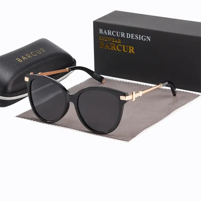 BARCUR Lunettes de soleil pour femmes exquises