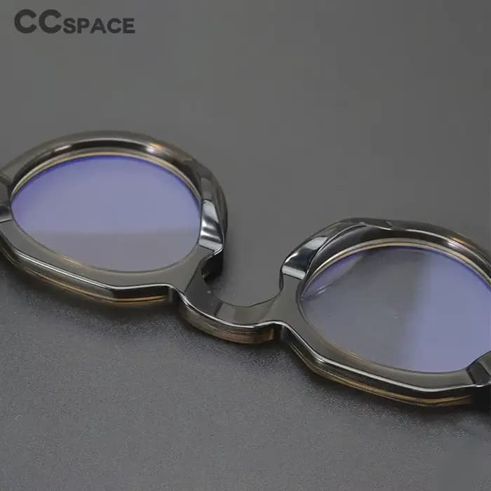 Lunettes rondes Vintage en acétate de haute qualité pour hommes et femmes, monture de Prescription o