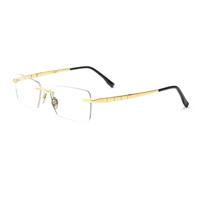YIMARUILI nouveau Ultra-léger affaires lunettes carrées mode rétro pur titane optique Prescription sans monture