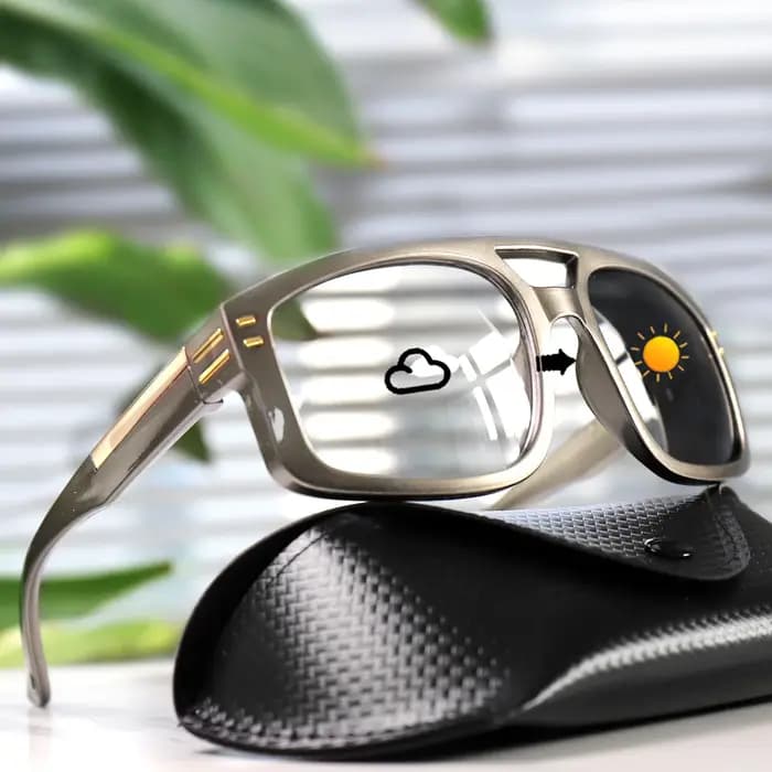 Lunettes de soleil photochromiques décontractées pour hommes et femmes