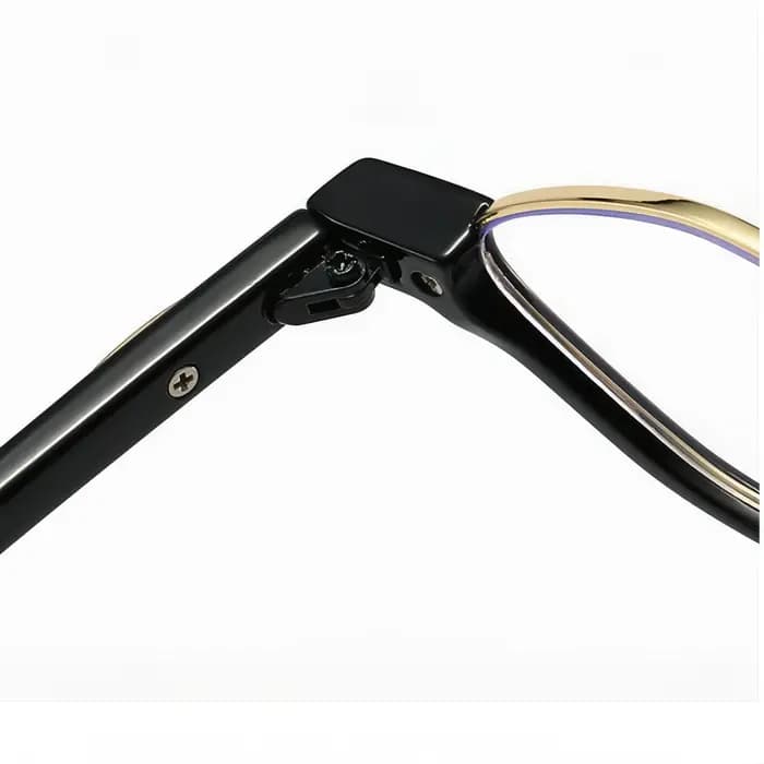 Lunettes semi-montres polygonales à la mode pour hommes et femmes, photographie de rue tendance et lunettes anti-lumière bleue pour les sorties