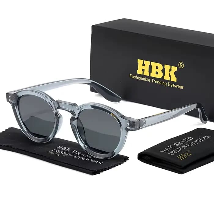 HBK lunettes de soleil polarisées hommes rétro TR90 lentilles TAC de haute qualité lunettes de solei