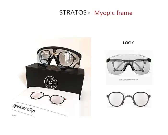 ALBA-Lunettes de soleil de cyclisme, monture de lunettes, clip myopie