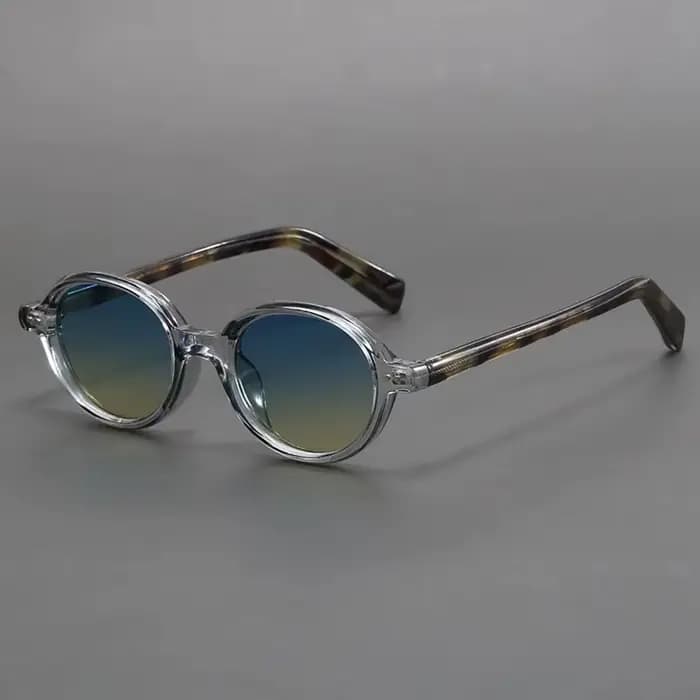Lunettes de soleil polarisées ovales en acétate pour hommes et femmes