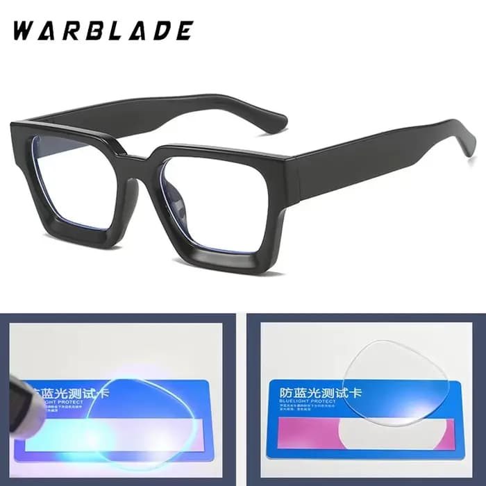 2025 lunettes d'ordinateur transparentes cadre femmes hommes Anti lumière bleue