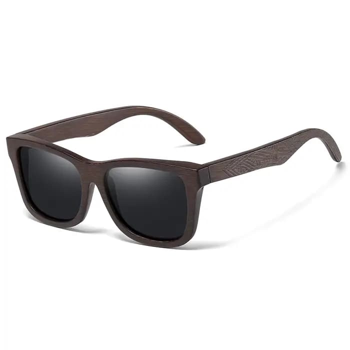 GM lunettes de soleil en bois de bambou naturel lunettes polarisées faites à la main lentilles de re