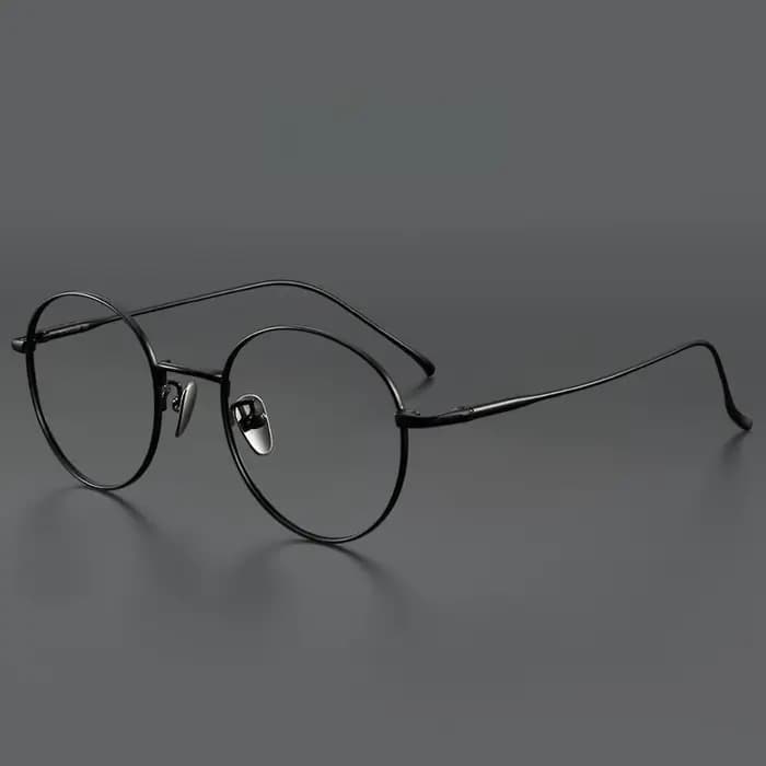 YIMARUILI mode Ultra-léger Flexible titane lunettes rétro rond optique Prescription hommes et femmes