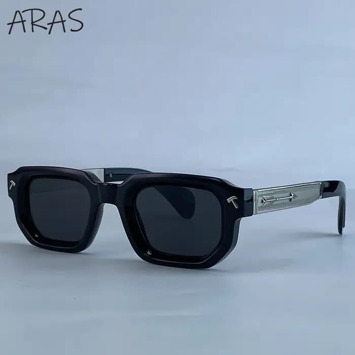 Lunettes de soleil polarisées carrées pour hommes 2026 – Marque de luxe