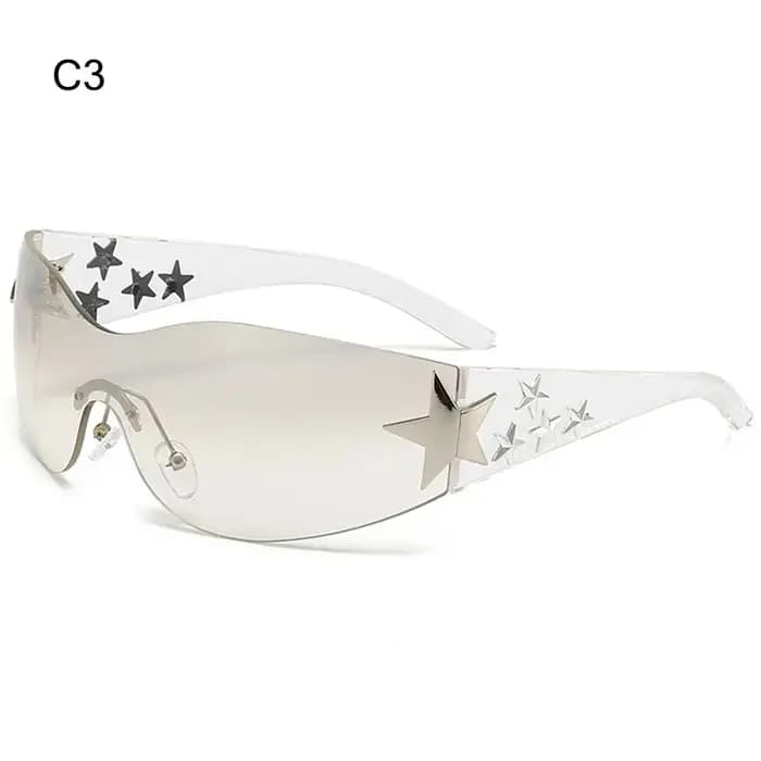 Lunettes de soleil Y2K sans monture pour hommes et femmes