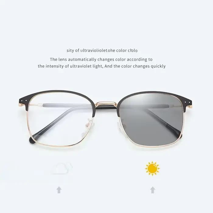 Lunettes de soleil sans cadre photochromiques pour hommes