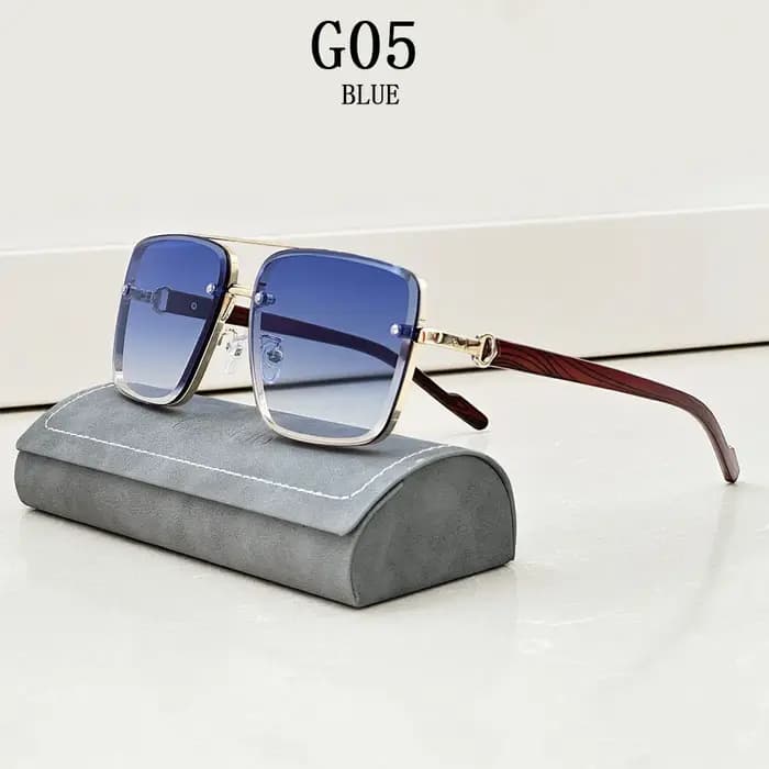 Nouvelles lunettes de soleil carrées pour hommes