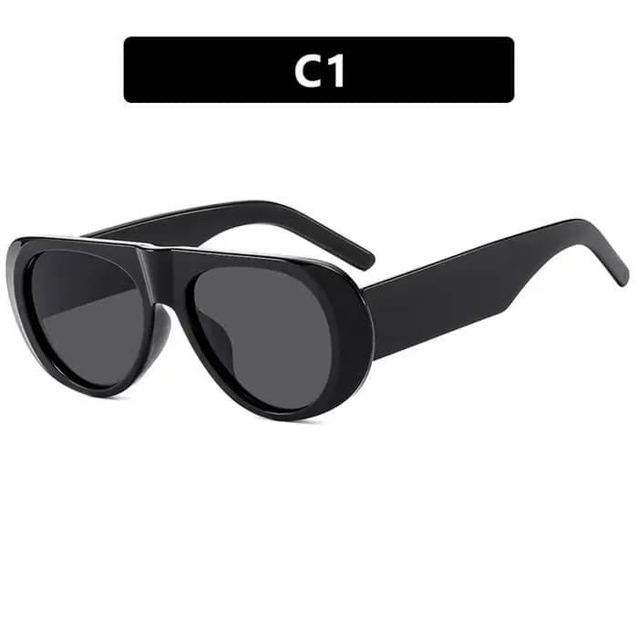 Lunettes de soleil vintage à grand cadre pour hommes et femmes