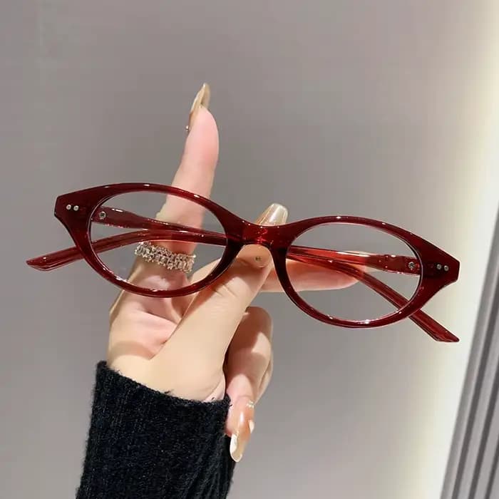 Nouvelles lunettes anti-lumière bleue à monture ovale tendance
