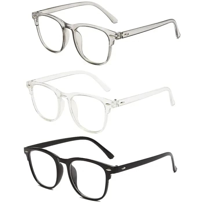 Monture de lunettes d'ordinateur transparente pour hommes et femmes