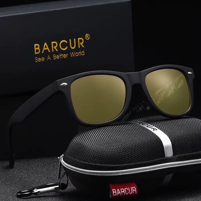 BARCUR Sports-Lunettes de soleil polarisées UV400 pour hommes et femmes, monture narPC durable et si