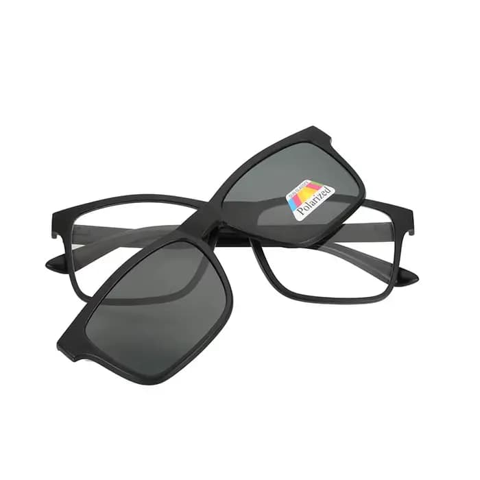 Lunettes de soleil polarisées fini myopie lunettes optique lunettes cadre hommes ceinture aimant 5 C