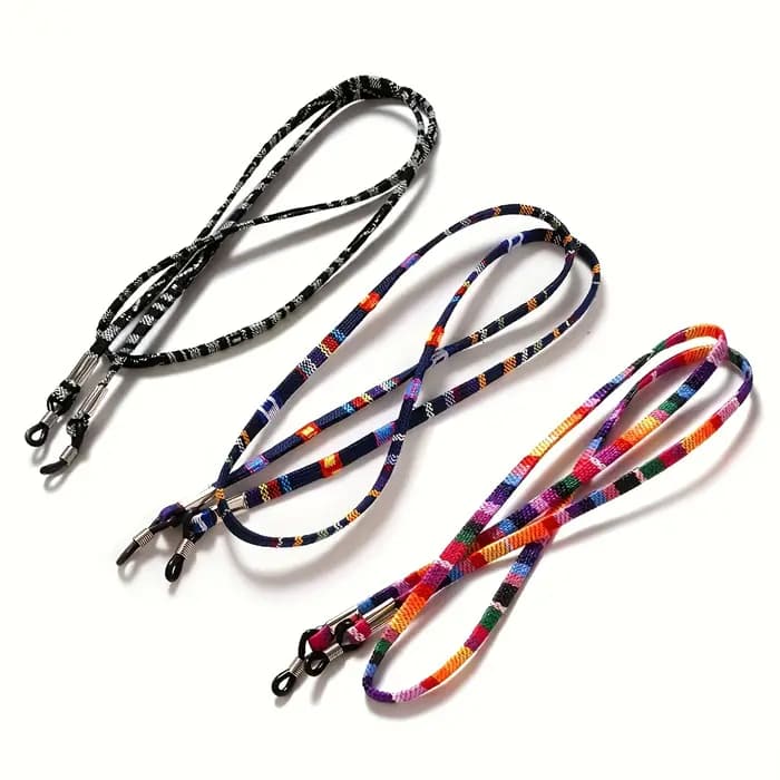 3 pièces lunettes de soleil coton sangle de cou