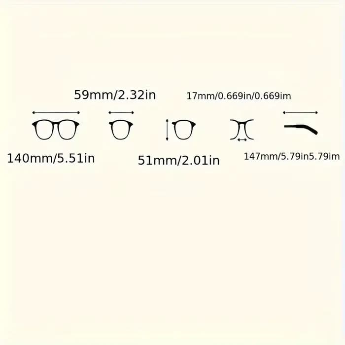 Lunettes à monture carrée d'inspiration Vintage