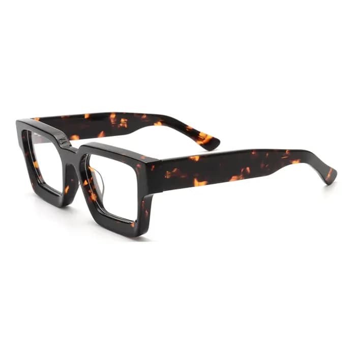 Vintage épaissir acétate lunettes cadre hommes femmes Prescription à la main