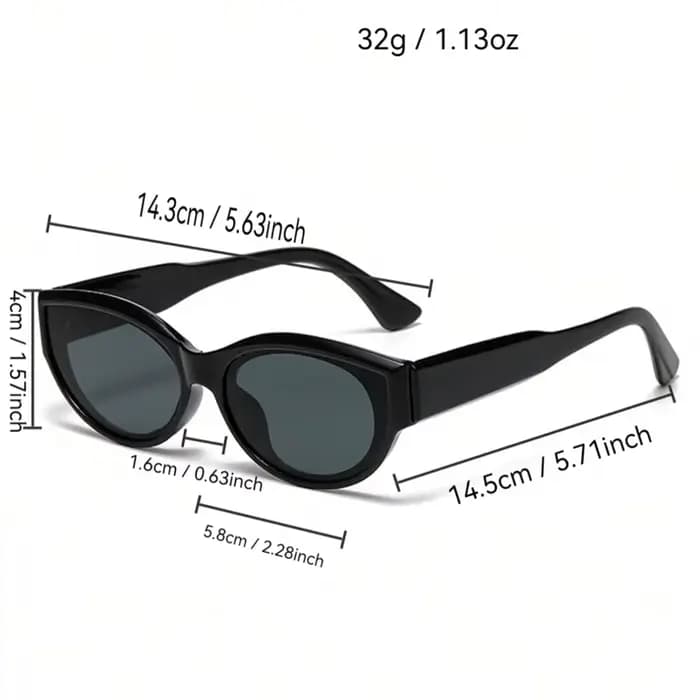 1/4 pièces mode petit œil De chat lunettes De soleil Vintage marque concepteur lunettes De soleil fe