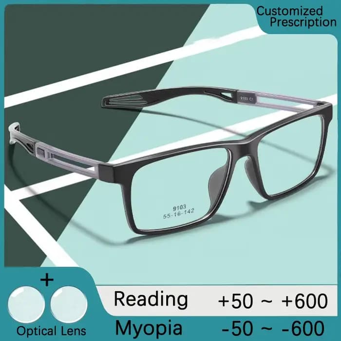 Nouvelles lunettes de sport de plein air avec dioptries pour homme