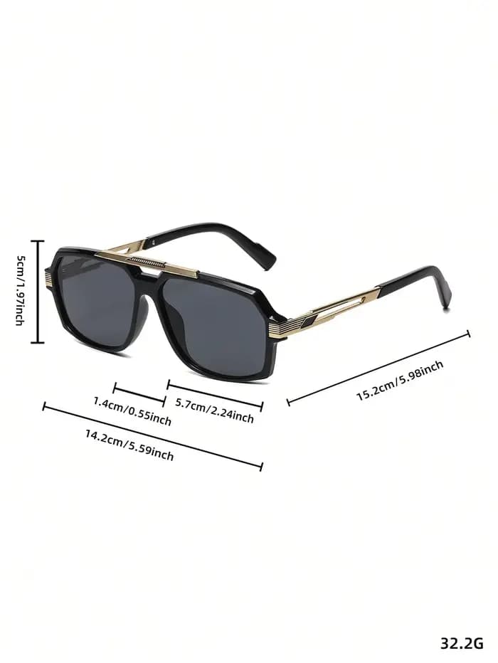 1 paire de lunettes de soleil classiques pour homme