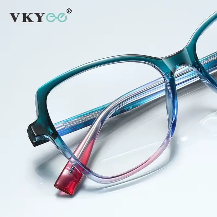 VICKY mode papillon dégradé grand cadre conception femmes lunettes Anti-lumière bleue lunettes de le