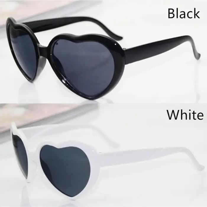 Lunettes de Diffraction en forme de cœur, cadeaux durables, lumières deviennent l'image d'amour, lunettes à effet spécial, nouvelle collection