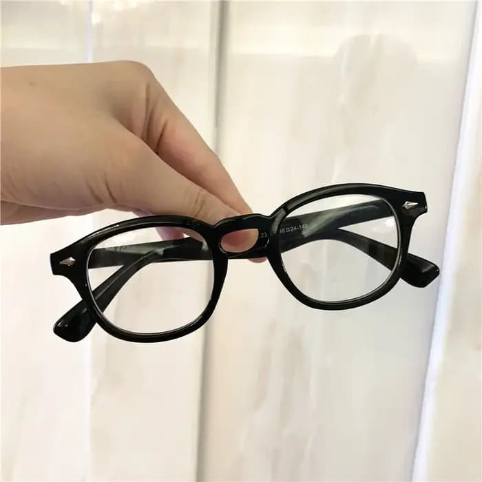 Johnny Depp Style lunettes homme Vintage rond Rivet