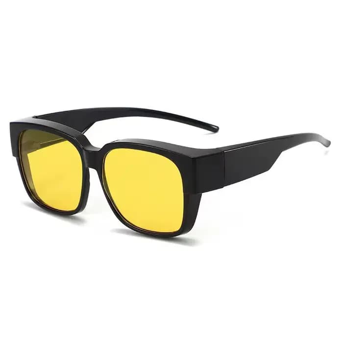 Nouvelle mode lunettes de soleil polarisées couvrir sur myopie lunettes de Prescription Portable hom