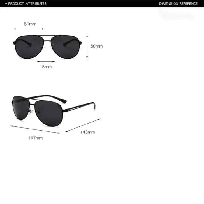 Lunettes de soleil pour pilotes myopes avec correction