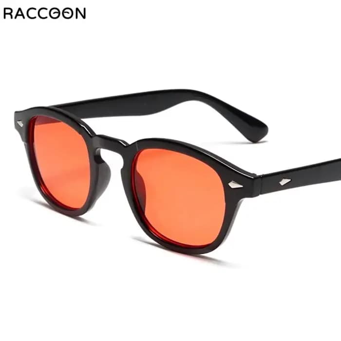 Lunettes de soleil rondes à rivets Johnny Depp