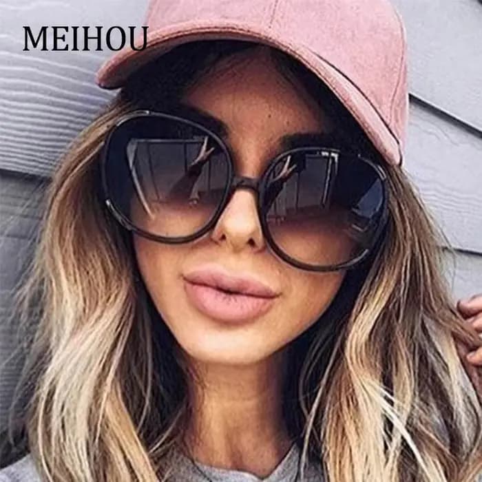 Lunettes de soleil rondes de luxe pour femmes
