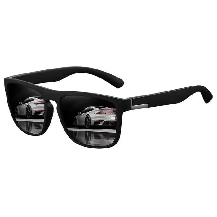 Lunettes de soleil polarisées Vintage carrées pour hommes et femmes