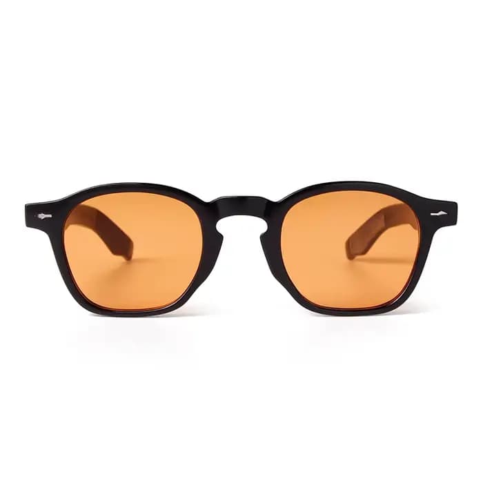 Chimretro-Lunettes de soleil carrées vintage pour hommes et femmes