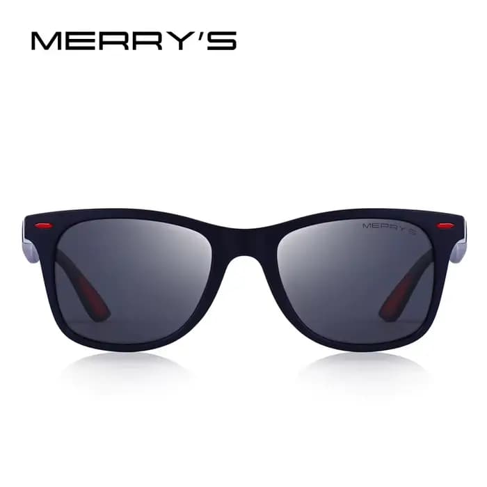 MERRYS DESIGN hommes femmes classique rétro Rivet lunettes de soleil polarisées conception plus légère cadre carré 100% Protection UV S8508