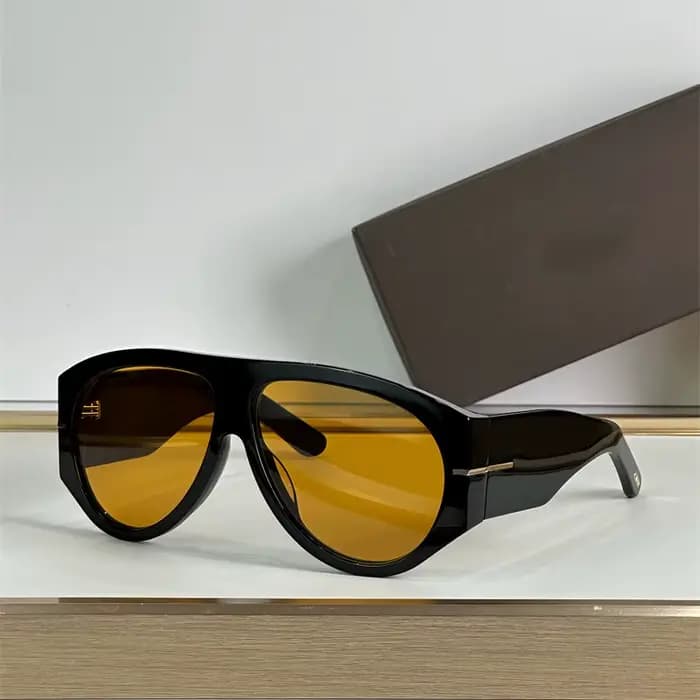 Lunettes de soleil pilote surdimensionnées pour femmes, mode luxe, grande monture, une pièce dégradé