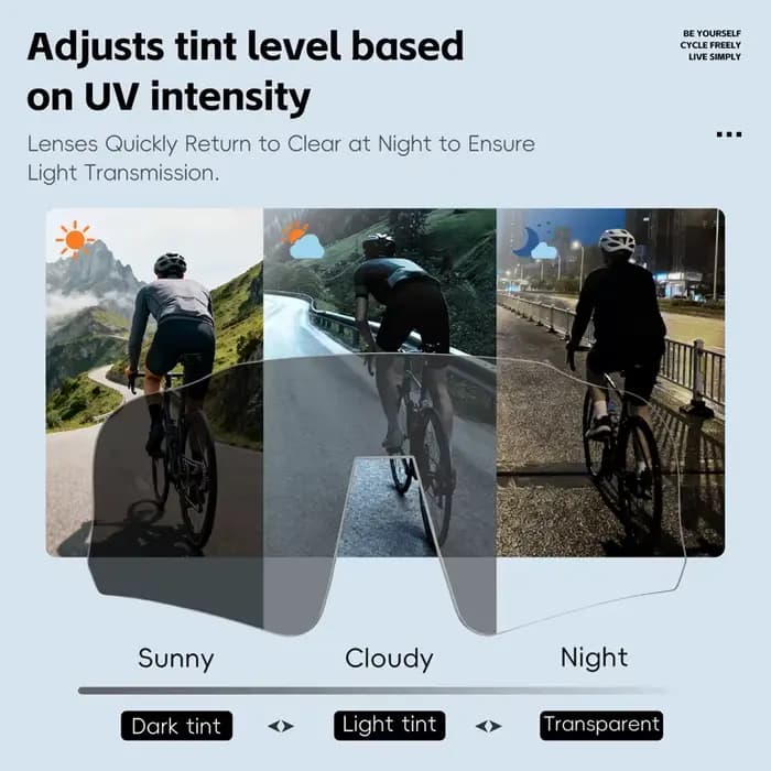 WEST BIKING – lunettes de cyclisme photochromiques pour vtt