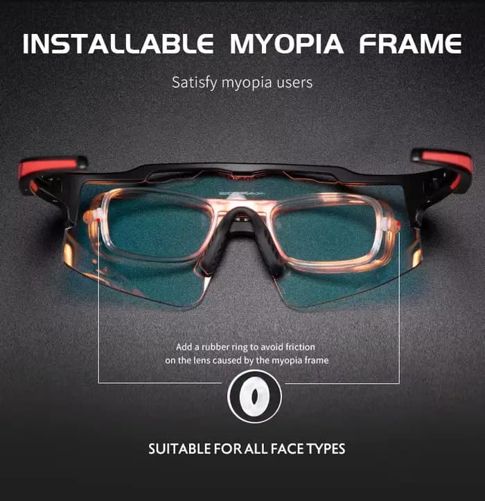 Lunettes photochromiques de cyclisme pour hommes et femmes