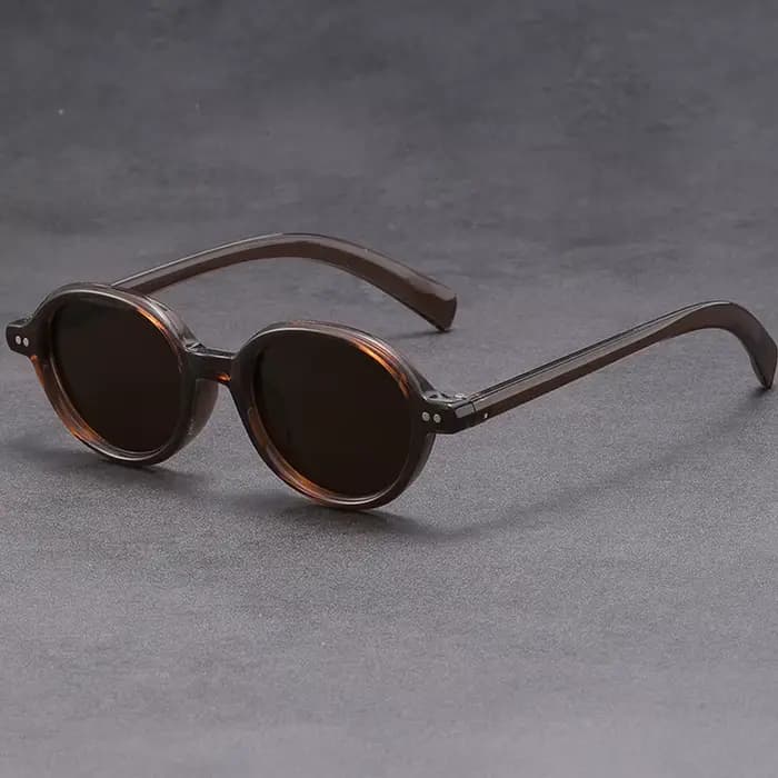 Lunettes ovales à monture en plastique pour hommes/femmes, 5 pièces, style Boho, personnalité, mode,