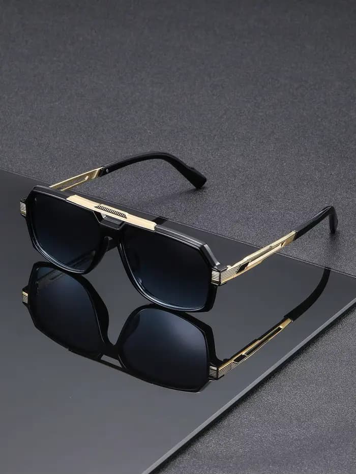 1 paire de lunettes de soleil classiques pour homme