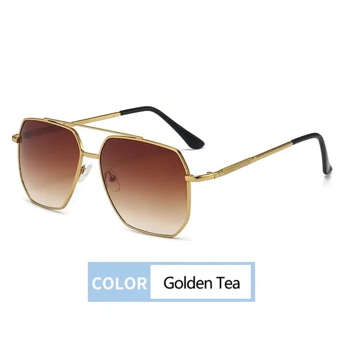 Nouvelle mode hommes lunettes de soleil pilote classique conduite