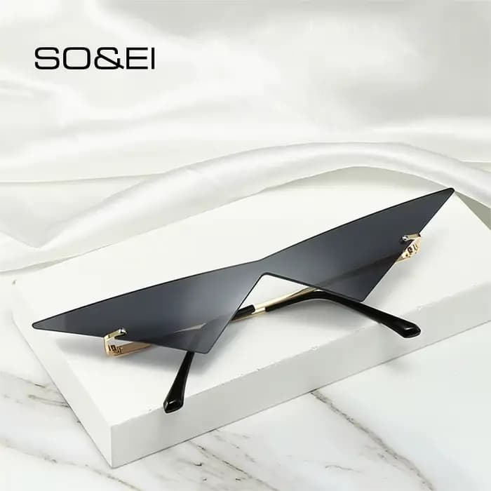 Buc& EI-Lunettes de soleil triangle pour femmes et hommes