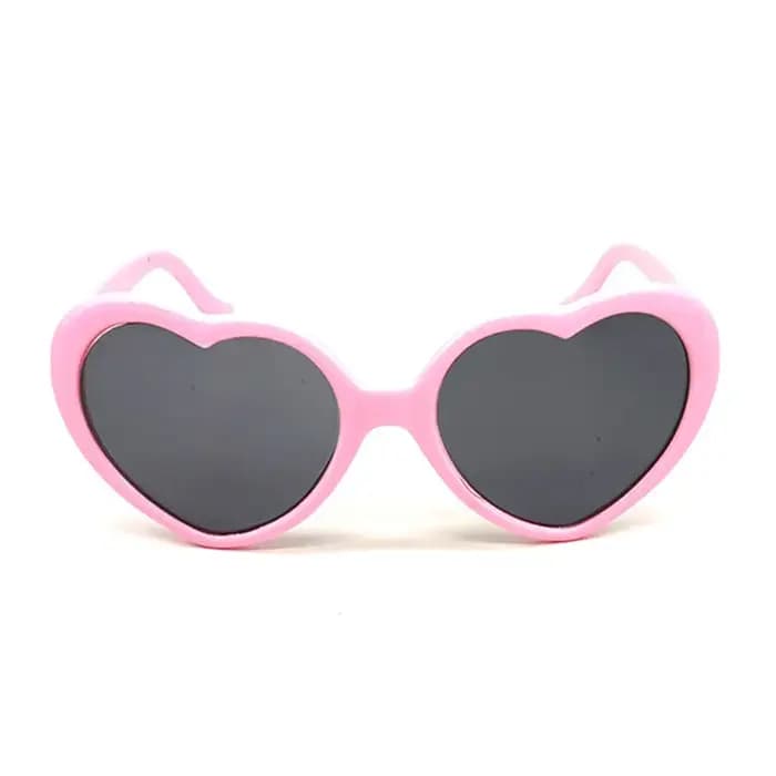 Lunettes à effets de diffraction de coeur d'amour créatifs unisexes