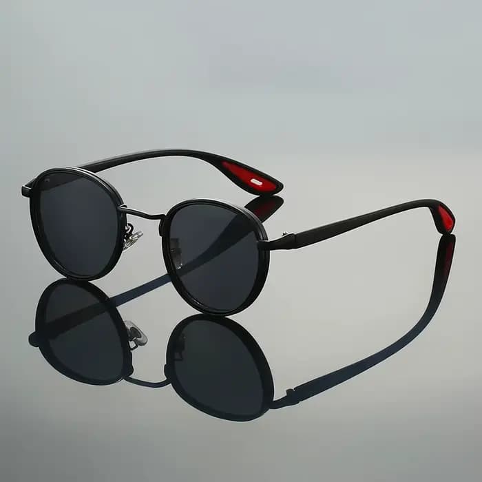 GM LUMIAS Vintage lunettes de soleil rondes hommes 2025 nouveau Punk mode nuances femmes