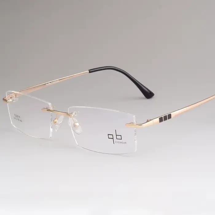 BCLEAR classique mode alliage hommes cadre optique sans monture mâle lunettes montures affaires nouv