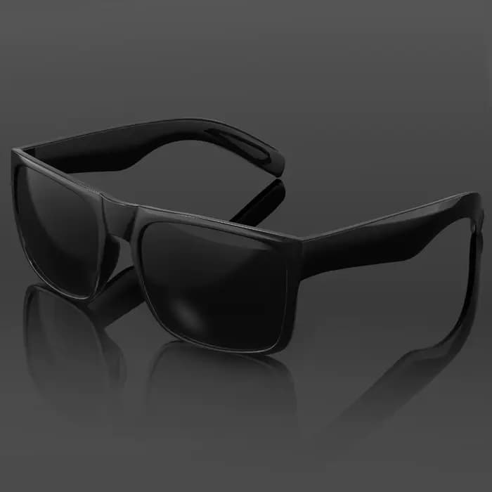 Maxjuli XL grande tête large hommes lunettes noir foncé