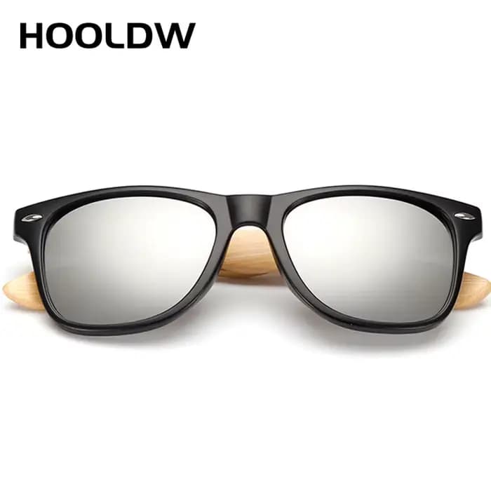 HOOLDW – lunettes de soleil en bois naturel pour hommes et femmes