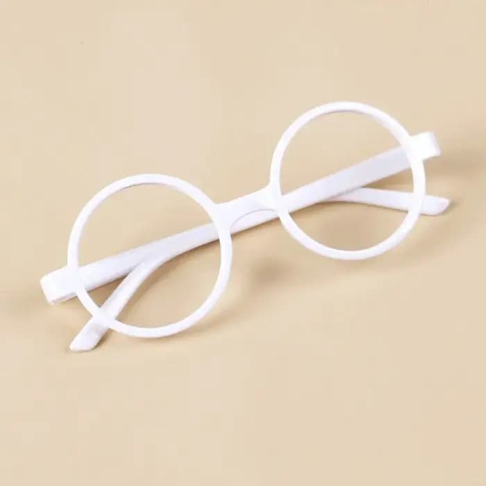 Monture de lunettes en plastique de forme ronde